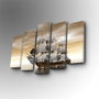 Wallity Cuadro Decorativo en Lienzo 5 Piezas 5PUC-150 Multicolor